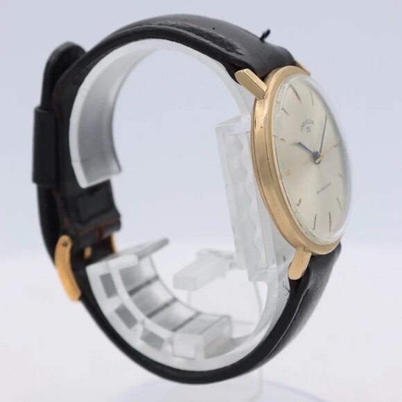 Vintage Lord Elgin 25 Sunburst Men's Automatic Wristwatch 10k Gold Filled - Picture 2 of 5